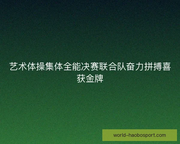 艺术体操集体全能决赛联合队奋力拼搏喜获金牌